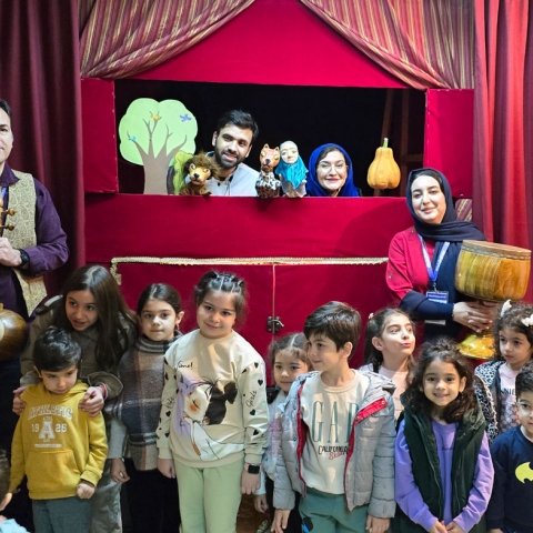 نمایش عروسکی کدو قلقله‌زن + کارگاه (3 تا 9 سال)