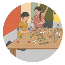 کارگاه سفر به سرزمین اشکال هندسی