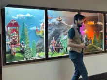 رونمایی از ویترین سه‌بعدی «زال و سیمرغ»