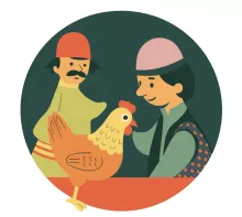 نمایش دزده و مرغ فلفلی