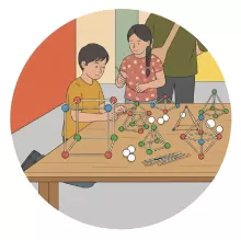 کارگاه سفر به سرزمین اشکال هندسی